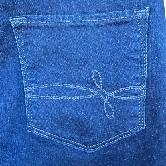 Levi's Denizen High Rise Zip Ankle Skinny Dark Blue Women's Jeans Size 12 - Picture 12 of 12